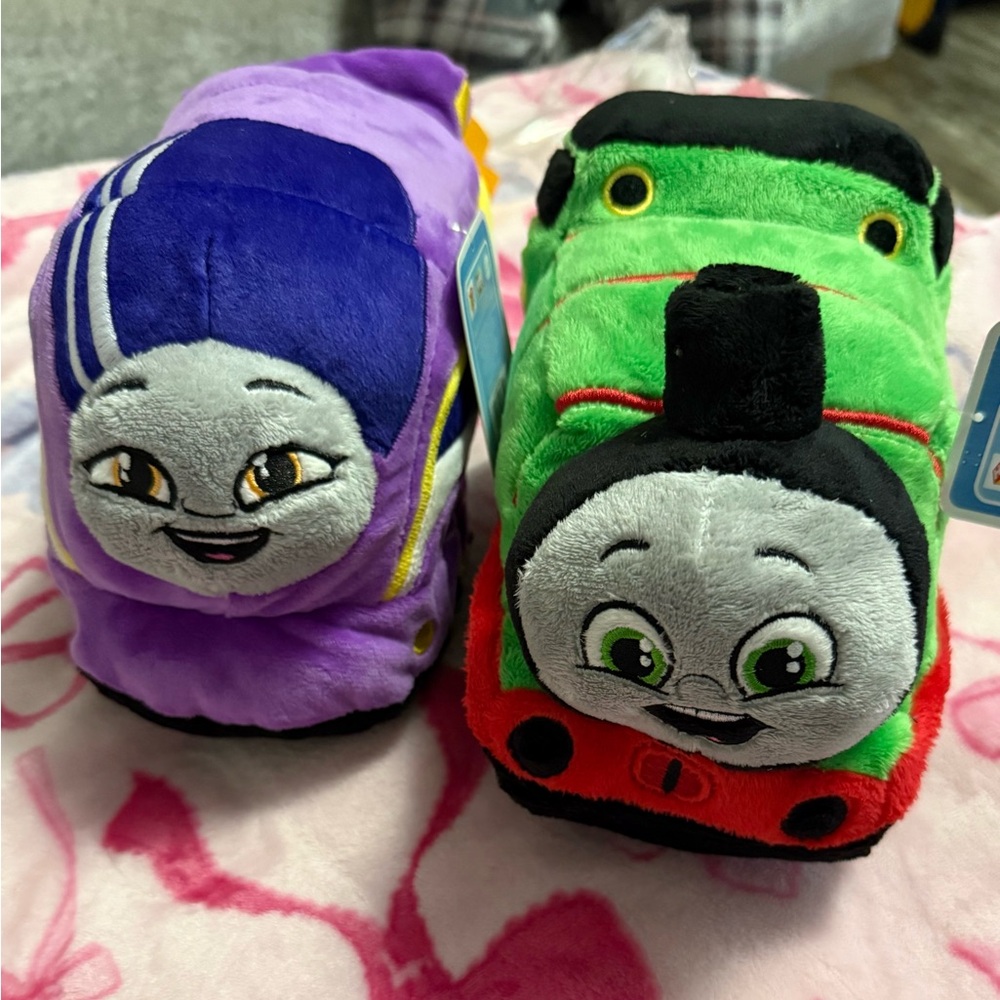 Thomas & Friends Plush Set - Green and Purple